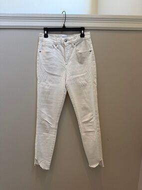 Good American White Skinny High-Rise 5 Pocket Jeans Size 6